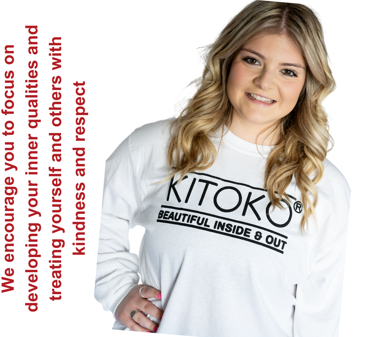 Kitoko logo/Slogan Long Sleeve Tee