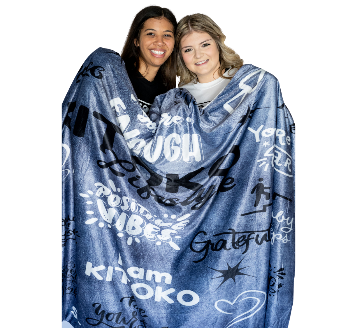 Motivational Wearable Kitoko Fleece Blanket